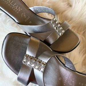 Italian shoemakers wedge sandal